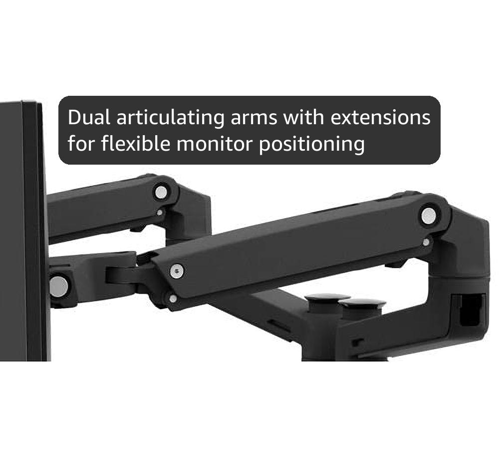 Amazon.com: Ergotron – LX Dual Monitor Arm, VESA Desk Mount – for